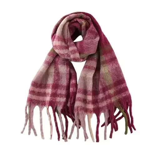 Vintage Scarfs for Women Warm Shawls and Wraps for Evening Dresses Soft Poncho Coat Thick CasModazoneere Wrap Cozy 2025 - 1