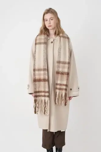 Vintage Scarfs for Women Warm Shawls and Wraps for Evening Dresses Soft Poncho Coat Thick CasModazoneere Wrap Cozy 2025 - 5