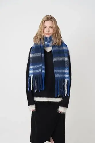 Vintage Scarfs for Women Warm Shawls and Wraps for Evening Dresses Soft Poncho Coat Thick CasModazoneere Wrap Cozy 2025 - 4