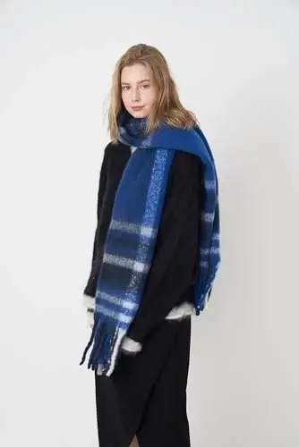 Vintage Scarfs for Women Warm Shawls and Wraps for Evening Dresses Soft Poncho Coat Thick CasModazoneere Wrap Cozy 2025 - 5