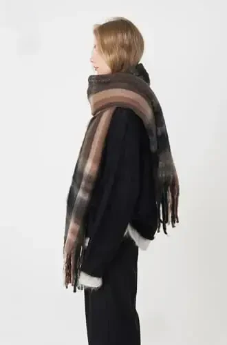 Vintage Scarfs for Women Warm Shawls and Wraps for Evening Dresses Soft Poncho Coat Thick CasModazoneere Wrap Cozy 2025 - 5