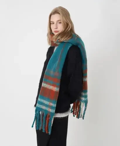 Vintage Scarfs for Women Warm Shawls and Wraps for Evening Dresses Soft Poncho Coat Thick CasModazoneere Wrap Cozy 2025 - 7