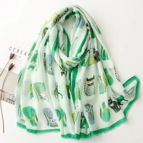 Kadınlar için WaJuemy Seyahat Boho Eşarp Günlük Hafif PasModazoneina Eşarplar Moda Çok Renkli Şal Saçaklı Boncuklu Sarar - WAJUEMY (1)
