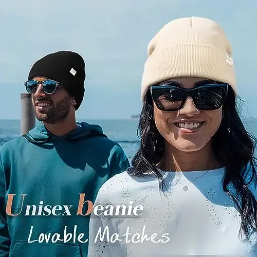 YANIBEST Satin Lined Beanie for Women Reduce Frizz Winter Hats for Women Men Silk Lining Soft Slouchy Warm Cuffed Less Static - 3