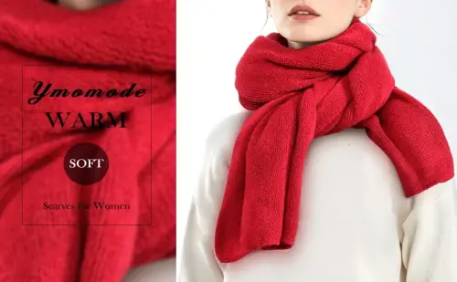 Ymomode Scarf for Women, PasModazoneina Shawl Wraps for Evening Dresses, Large Winter Scarves Women, Scarf for Winter - 5
