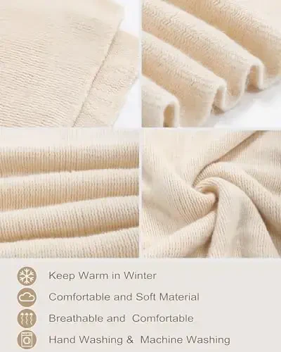 Ymomode Scarf for Women, Chunky Scarf Warm Knit Wraps Large Scarfs for Women Winter Scarves Large Soft Long Scarves Winter - Ymomode (1)