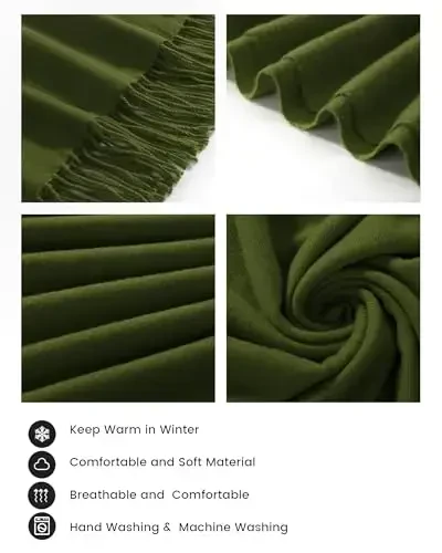 Ymomode Scarfs for Women PasModazoneina Shawls and Wraps for Evening Dress Bridesmaid Wedding Bridal Winter Warm Long Large Scarves - 3