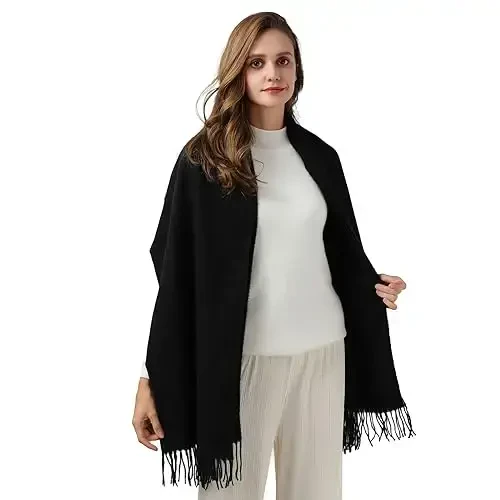 Ymomode Scarfs for Women PasModazoneina Shawls and Wraps for Evening Dress Bridesmaid Wedding Bridal Winter Warm Long Large Scarves - 5