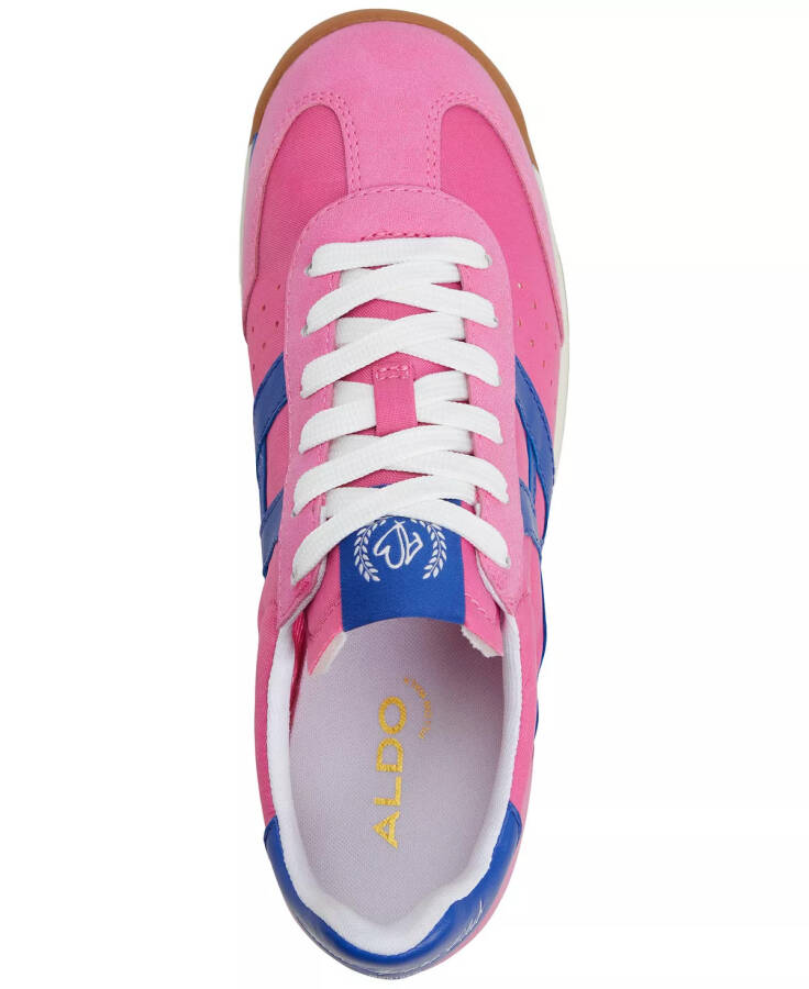 Women's Stepcount Lace-Up Jogger Sneakers - Pink Woven - 4
