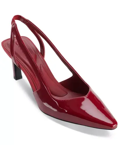Women's Carson Pointed-Toe Slingback Pumps - Ruby Red 
