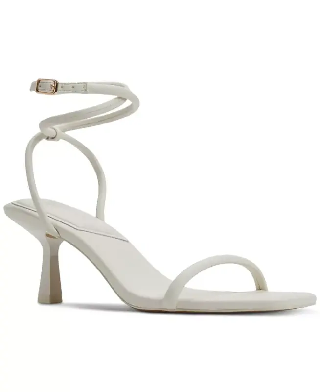 Women's Dime Strappy Dress Sandals - White - 1