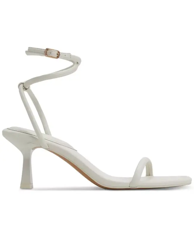 Women's Dime Strappy Dress Sandals - White - 2