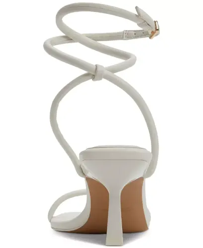 Women's Dime Strappy Dress Sandals - White - 3