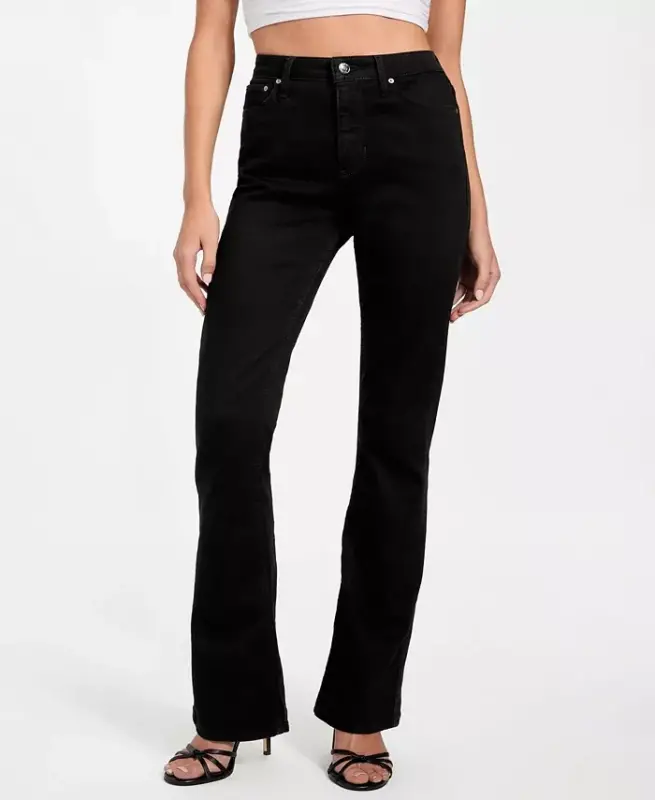 Women's Eco Sexy Flared-Leg Jeans - CARRIE BLACK - GUESS