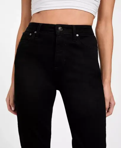 Women's Eco Sexy Flared-Leg Jeans - CARRIE BLACK - 3
