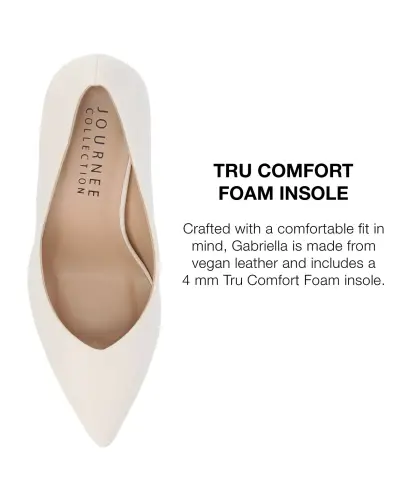 Women's Gabriella Pointed Toe Pumps - Porcelain - 8