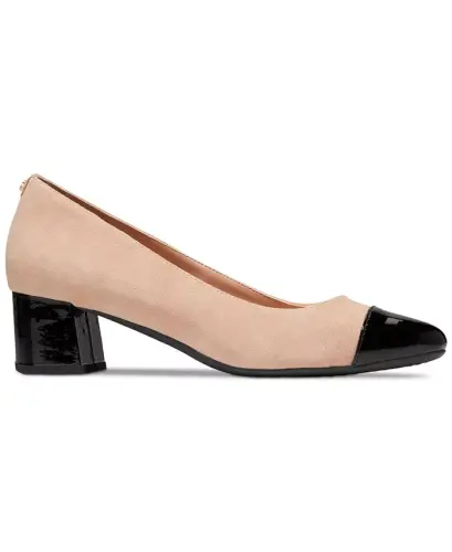 Women's Go-To Block Heel Pumps - Brush, Black - 2