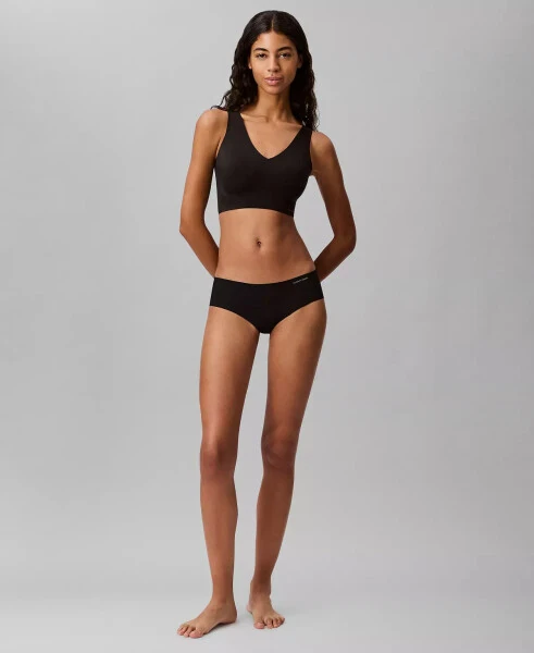 Women's Invisibles Microfiber Stretch Hipster Underwear-D3429 - Black - 5