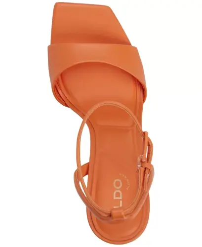 Women's Illustrious Two-Piece Dress Sandals - Smooth Medium Orange - 4