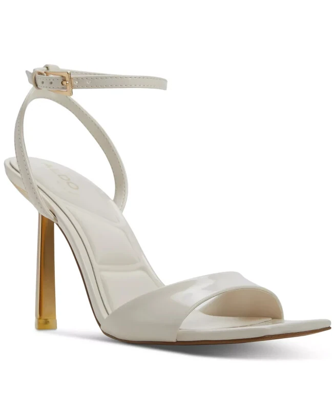 Women's Illustrious Two-Piece Dress Sandals-Shiny White - ALDO