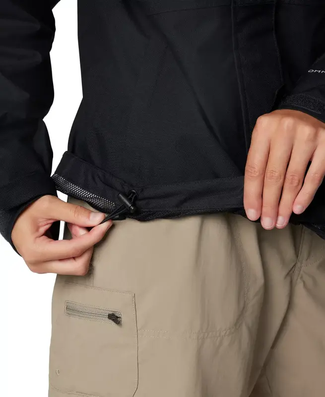 Women's Hikebound II Hooded Waterproof Jacket-Black - 8