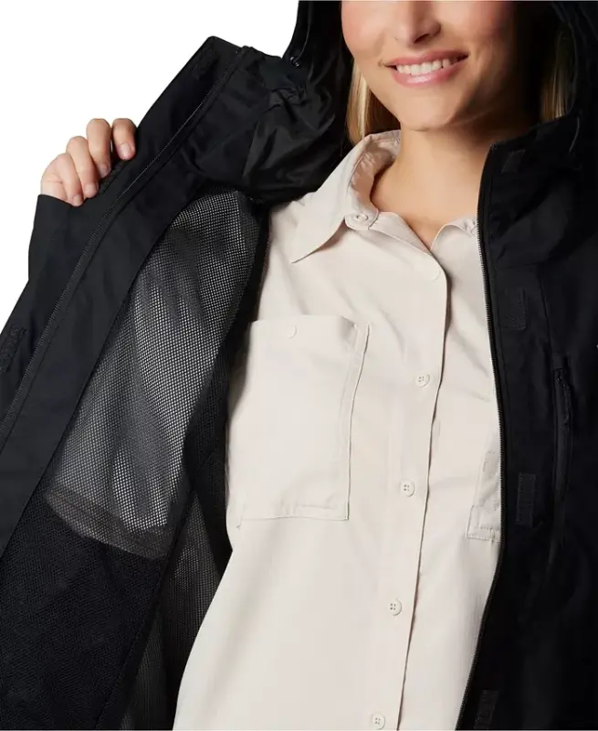 Women's Hikebound II Hooded Waterproof Jacket - Black - 8