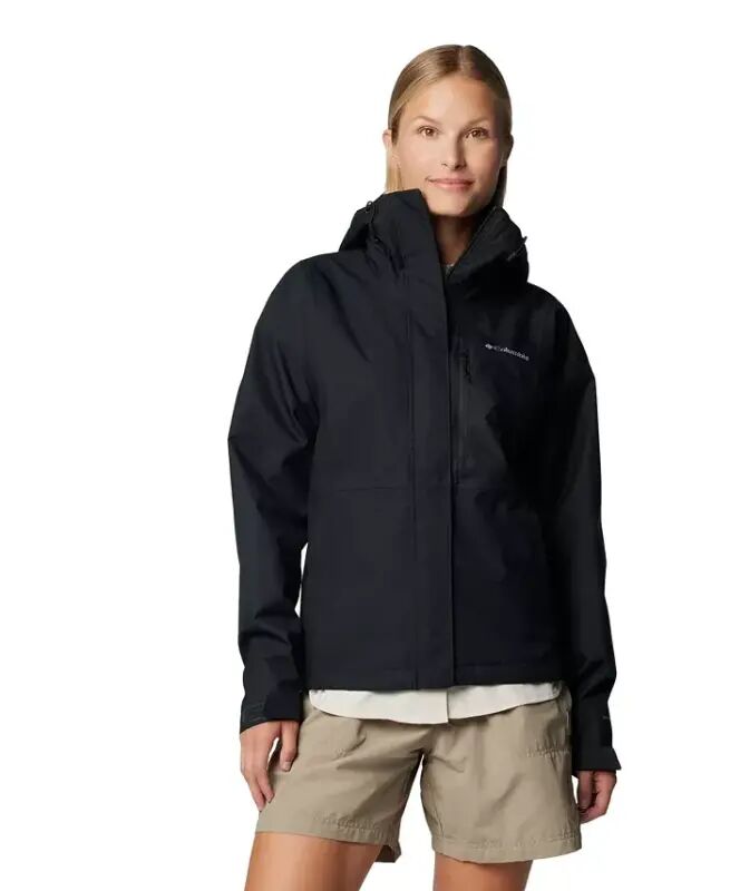 Women's Hikebound II Hooded Waterproof Jacket-Black - 1