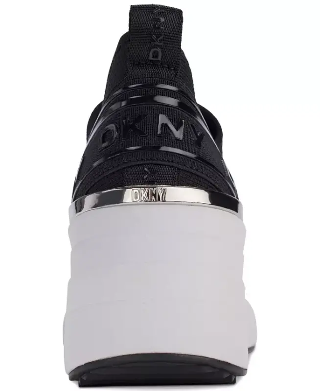 Women's Keeva Wedge Sneakers - Black - 3