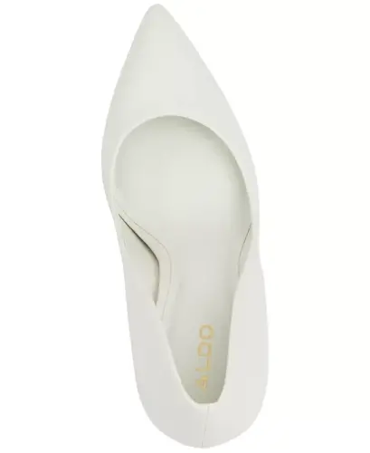 Women's Lala Pointed Toe Pumps - White - 4