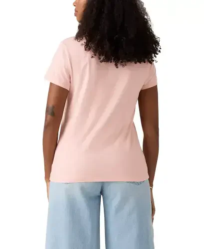 Women's Perfect Graphic Logo Cotton T-shirt-Sporty Script And Bw Peachskin - LEVI'S (1)