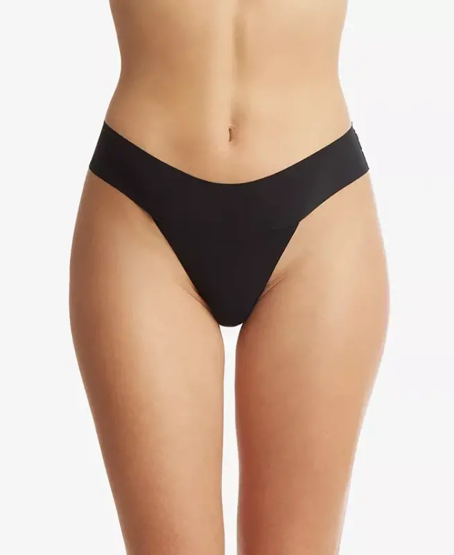 Women's Breathe Natural Thong 3 Pack Underwear, 6J1661B3PK - 4