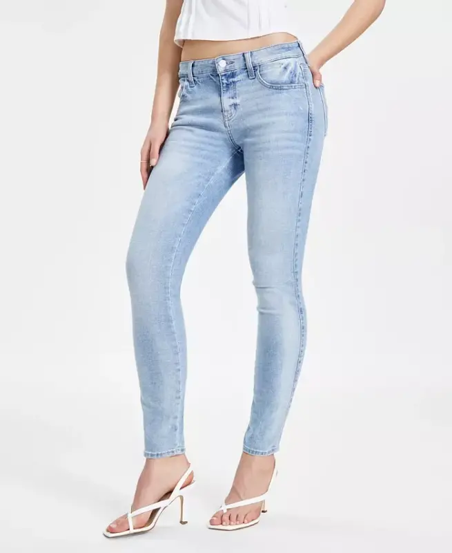 Women's Mid-Rise Sexy Curve Skinny Jeans-Fletcher - 1