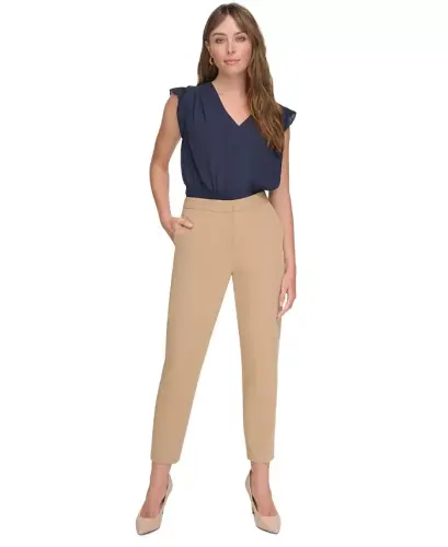 Women's Sloane Slim-Leg Ankle Pants - Tigers Eye - 5