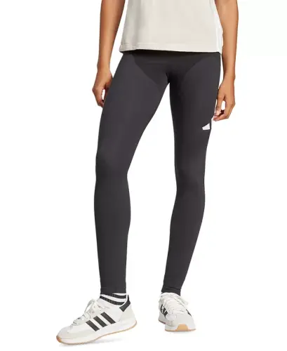 Women's Essentials Big Logo Cotton Leggings-Black/white - ADIDAS (1)