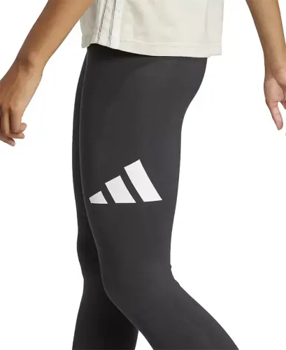 Women's Essentials Big Logo Cotton Leggings - Black/white - 3