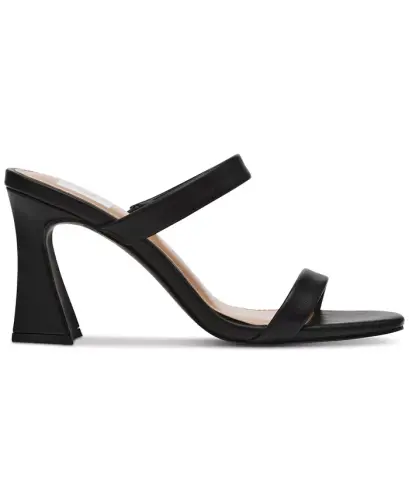 Women's Yorke Two-Band Square-Toe High-Heel Dress Sandals - Black - DV DOLCE VITA (1)