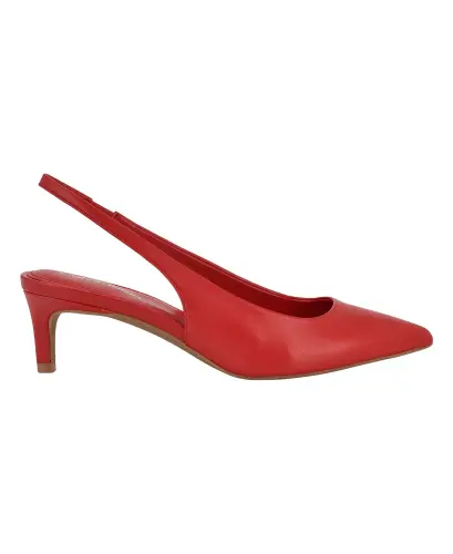 Women's Dainty Kitten Heel Slingback-Red - CALVIN KLEIN (1)