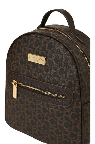 Kahve Büyük Alfabe Kadın Sırt Cantası 05PO22Y1541-Kahve - 3