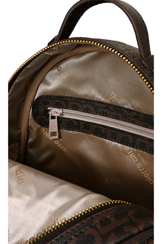 Kahve Büyük Alfabe Kadın Sırt Cantası 05PO22Y1541-Kahve - 4