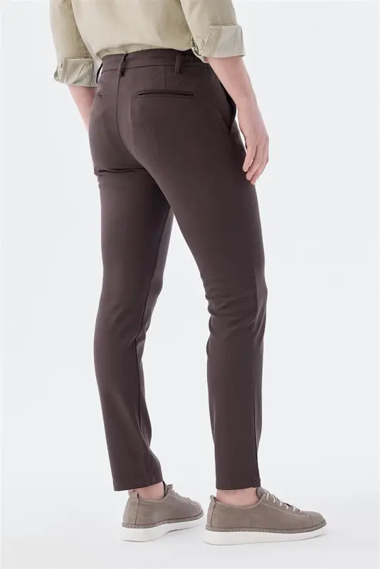 Kahve Comfort Fit Jogger Spor Pantolon - 3