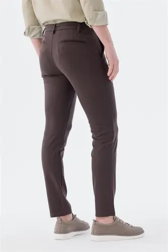 Kahve Comfort Fit Jogger Spor Pantolon - 3