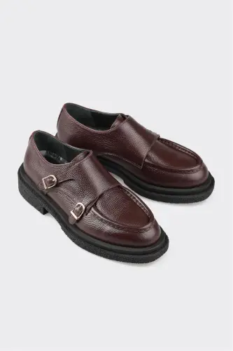Kahve Deri Kadın Günlük Ayakkabı - Kahve - ELLE SHOES (1)