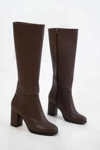 Kahve Kadın Çizme 17548-Kahve - 3