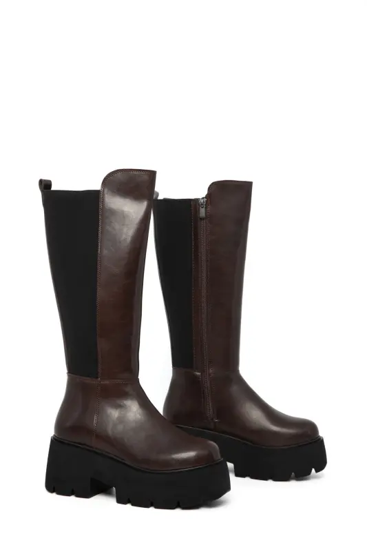 Kahve Kadın Çizme 19945-Kahve - 2