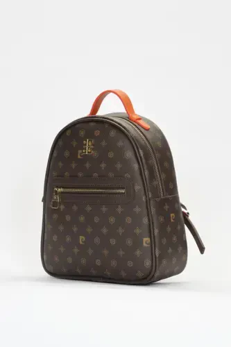 Kahve Monogram Kadın Sırt Çantası 05PO22Y1541-Kahve Monogram - 3