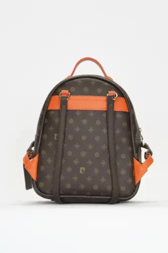 Kahve Monogram Kadın Sırt Çantası 05PO22Y1541-Kahve Monogram - 6