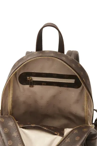 Kahve Monogram Kadın Sırt Çantası 05PO22Y1577-Kahve Monogram - 5