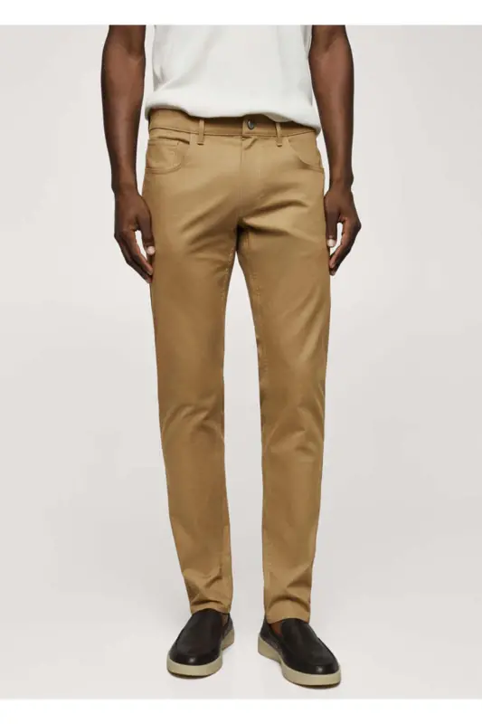 Kahverengi Erkek Yetişkin Pantolon 47000553 - Kahverengi - Çok Renkli - 2