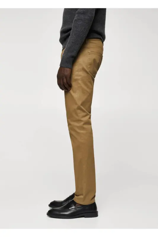 Kahverengi Erkek Yetişkin Pantolon 47000553 - Kahverengi - Çok Renkli - 6