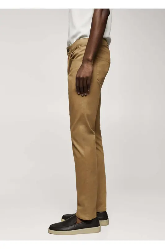 Kahverengi Erkek Yetişkin Pantolon 47000553 - Kahverengi - Çok Renkli - 7